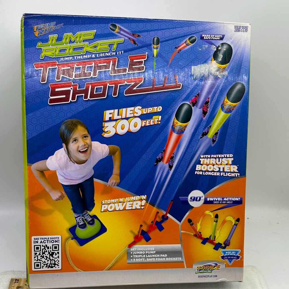 JUMP ROCKET Triple Shotz Ages 6 & up GEOSPACE